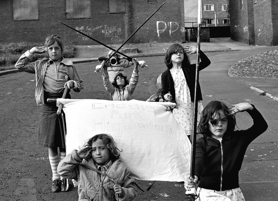 Noble Street, from the series Juvenile Jazz Bands, 1979.