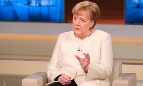 Angela Merkel on the Anne Will talkshow on Sunday.