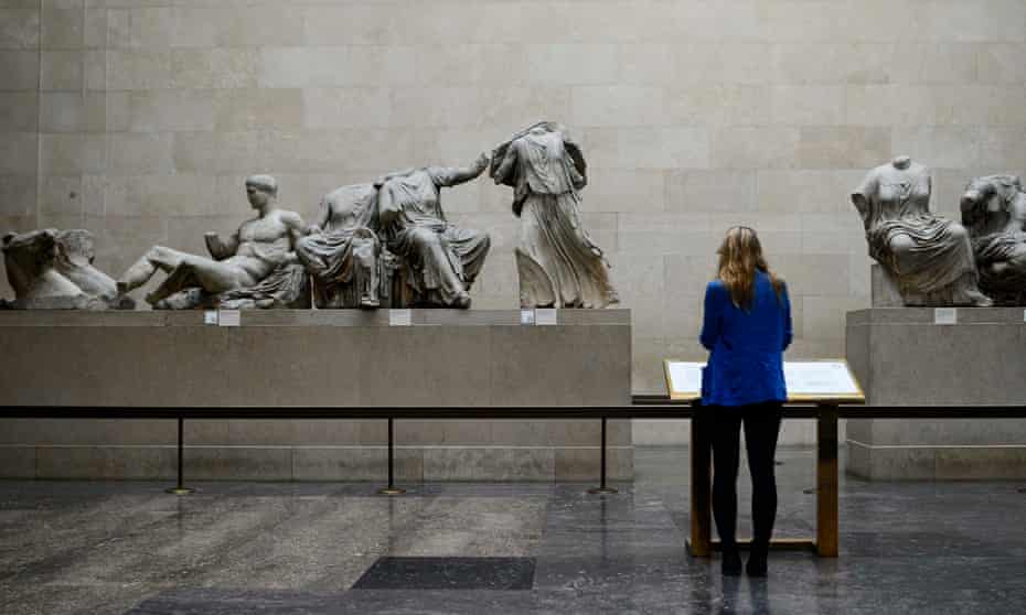 The Parthenon marbles at the British Museum.