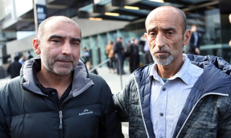 Omar Nabi, right, and Yama Nabi, who lost their father Daoud Nabi in the attack on Al Noor mosque.