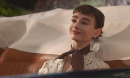 Audrey Hepburn was resurrected in 2013 for a Galaxy chocolate ad.