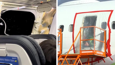 Investigation under way into Alaska Airlines flight that lost a door after takeoff – video report