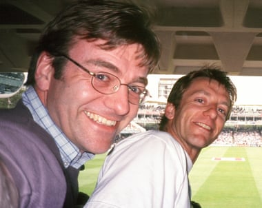 Pip, left, and Tom at Lord’s cricket ground in London.