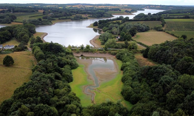 Bewl Reservoir near Lamberhurst in Kent which is currently measured at 67% of its capacity