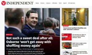 The Independent’s website