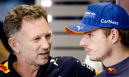 Christian Horner et Max Verstappen