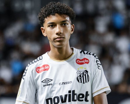 Robinho Jr, the son of Brazil international Robinho