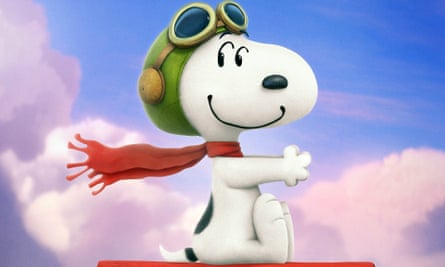 Charlie Brown’s pet dog, Snoopy.