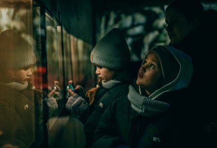 The visitors at Kyiv zoo.