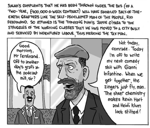 David Squires on … Mohamed Salah’s explosive interview and Liverpool chaos, panel 5