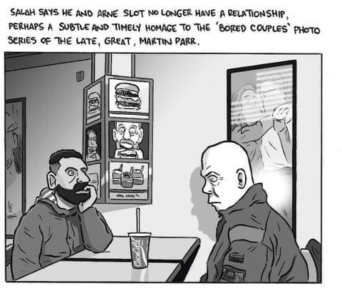 David Squires on … Mohamed Salah’s explosive interview and Liverpool chaos, panel 4