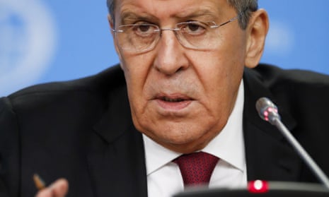 Sergei Lavrov, Russia’s foreign minister, accused the US of intransigence.
