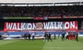 Arne Slot at his final match in charge of Feyenoord.