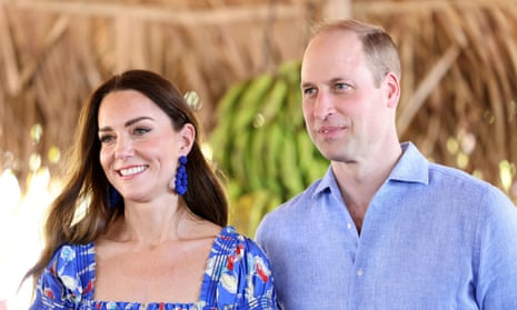 The Duke and Duchess of Cambridge in Belize on Sunday