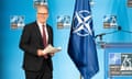 Sir Keir Starmer holds a press conference at the end of the Nato summit at the Walter E Washington Convention Center, in Washington DC.