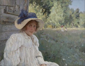In the Summer by Valentin Serov, 1895.