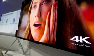 A Sony 85-inch Bravia XBR-X950B 4K television plays video after being unveiled during a Sony news conference at the Consumer Electronics Show (CES), in Las Vegas, Nevada, January 6, 2014. REUTERS/Steve Marcus (UNITED STATES - Tags: BUSINESS SCIENCE TECHNOLOGY) - GM1EA170WNA01