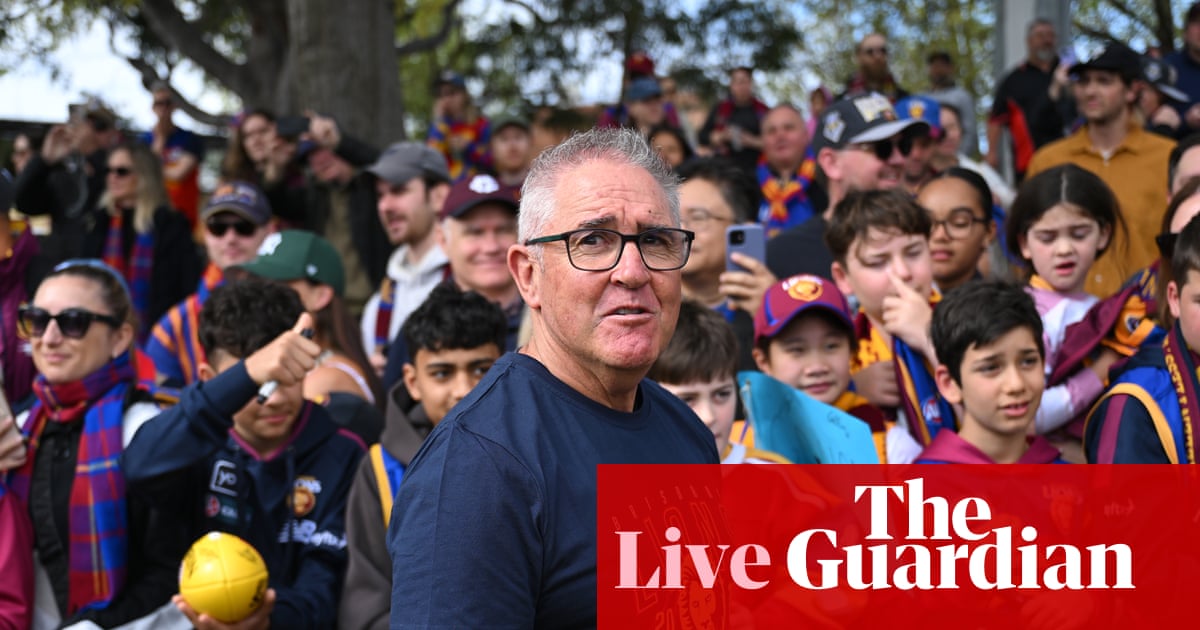 Australia News Live: Lions Coach Hails AFL Grand Final Win as ‘bett...