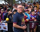 Lions coach hails AFL grand final win as ‘better than last year’ – as it happened