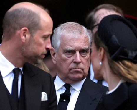 Dealing with 'Andrew problem' could help ease William's accession to the throne | Prince Andrew | The Guardian