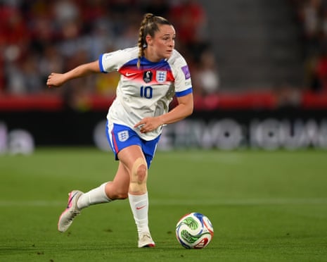 Ella Toone of England during the defeat to Spain that left England in the play-offs.