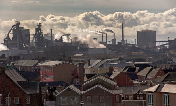 The Tata Steel plant at Port Talbot. According to reports, it uses as much electricity as nearby Swansea.