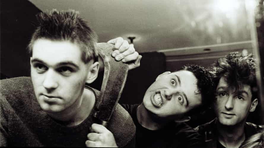 Les Meteors dans les coulisses de Rock City, Nottingham, mai 1981.