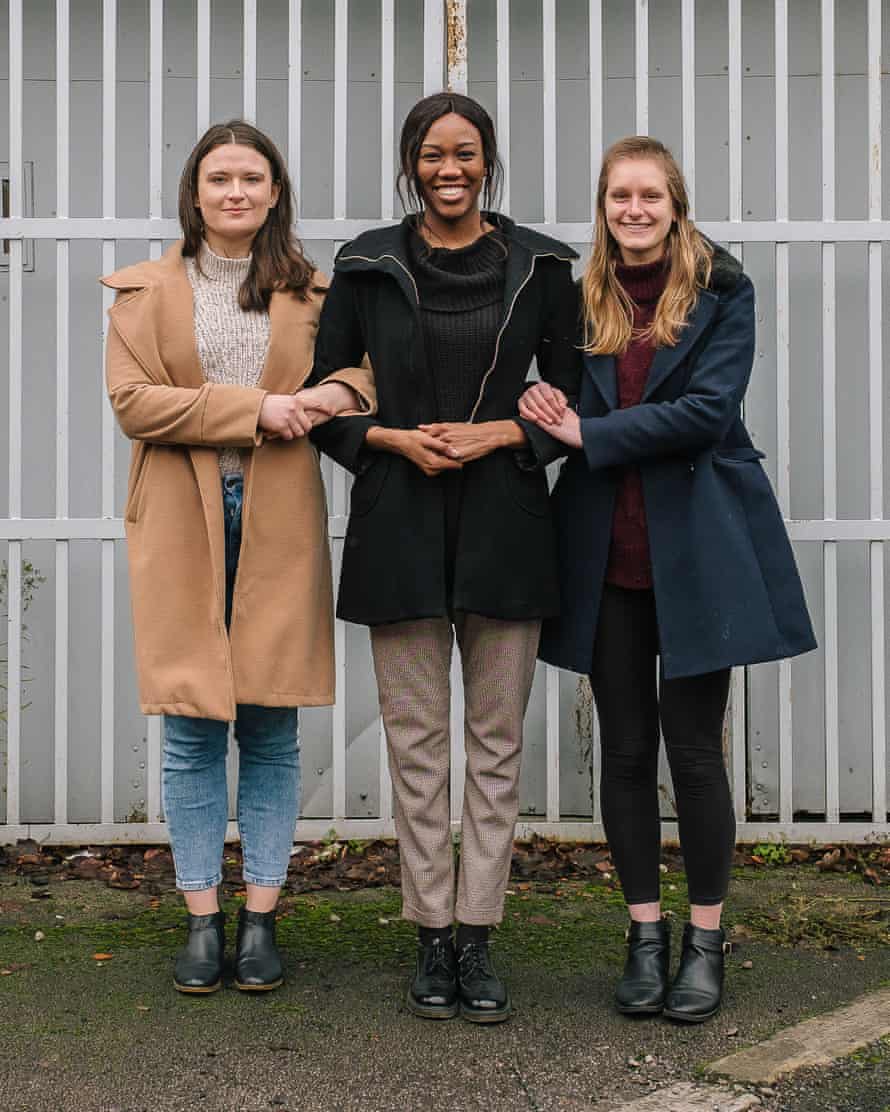Rebekah Billingham, Judith Edhogbo and Lucy Buckingham, Manchester