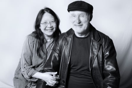 Jah Wobble with his wife, the musician Zi Lan Liao.