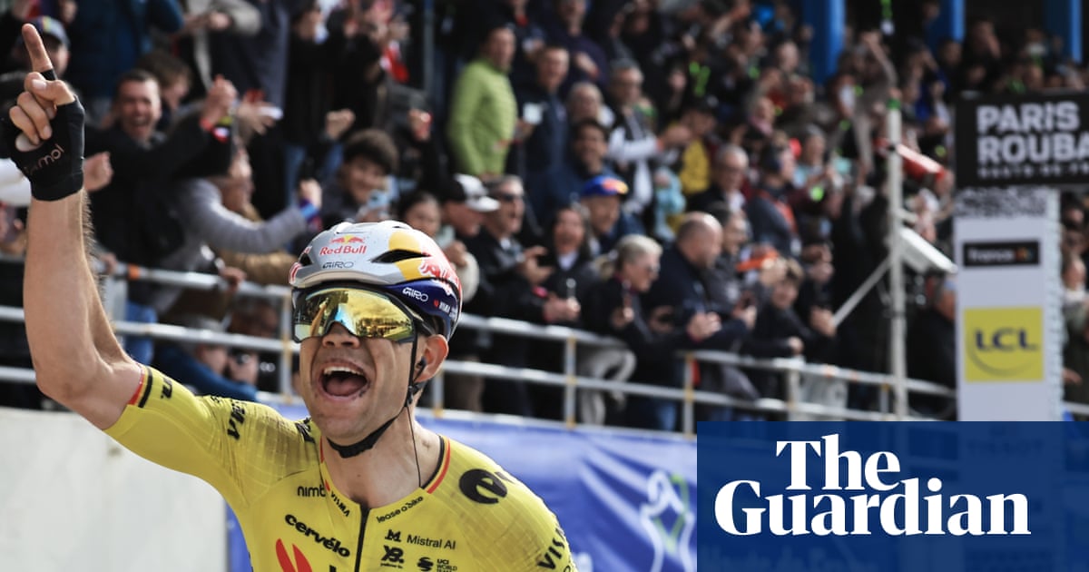 Wout van Aert outduels Tadej Pogacar to win his first Paris-Roubaix title