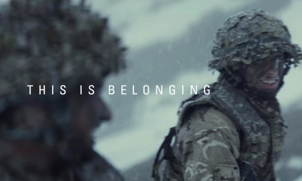 This is Belonging advert from the British Army.