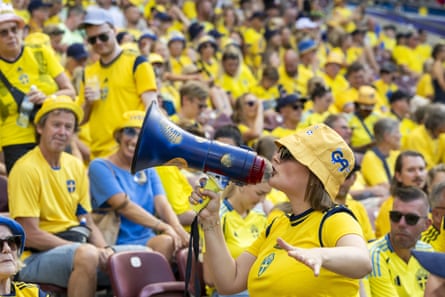 Sweden fans look to get behind their team in Geneva