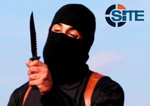 âJihadi Johnâ Mohammed Emwazi in a still from a 2014 video obtained from SITE Intel Group, 2015