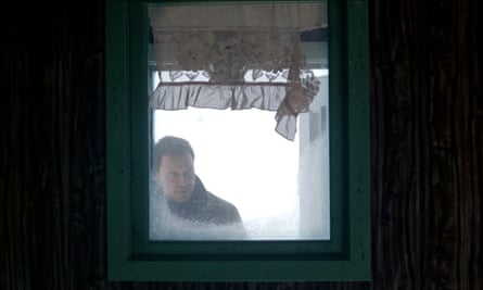 Michael Fassbender as Harry Hole in The Snowman, 2017, directed by Tomas Alfredson,