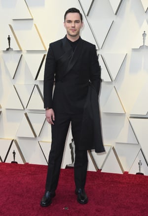 Another Brit from The Favourite, Nicholas Hoult wore a Dior suit from the autumn/winter 2019 collection. One of the pieces Dior designer Kim Jones made with the red carpet in mind, it comes with a detachable black sash so you can wear it twice. Economical luxury, a red carpet first
