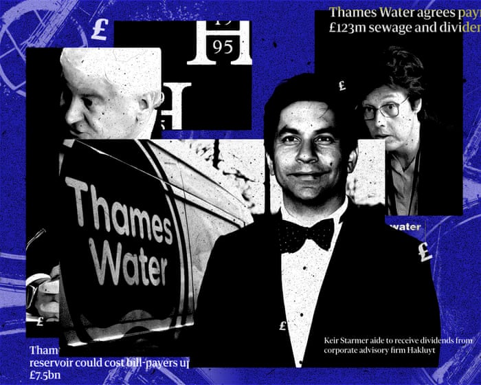 Thames Water paid £1m-plus to corporate spooks firm part-owned by Starmer adviser