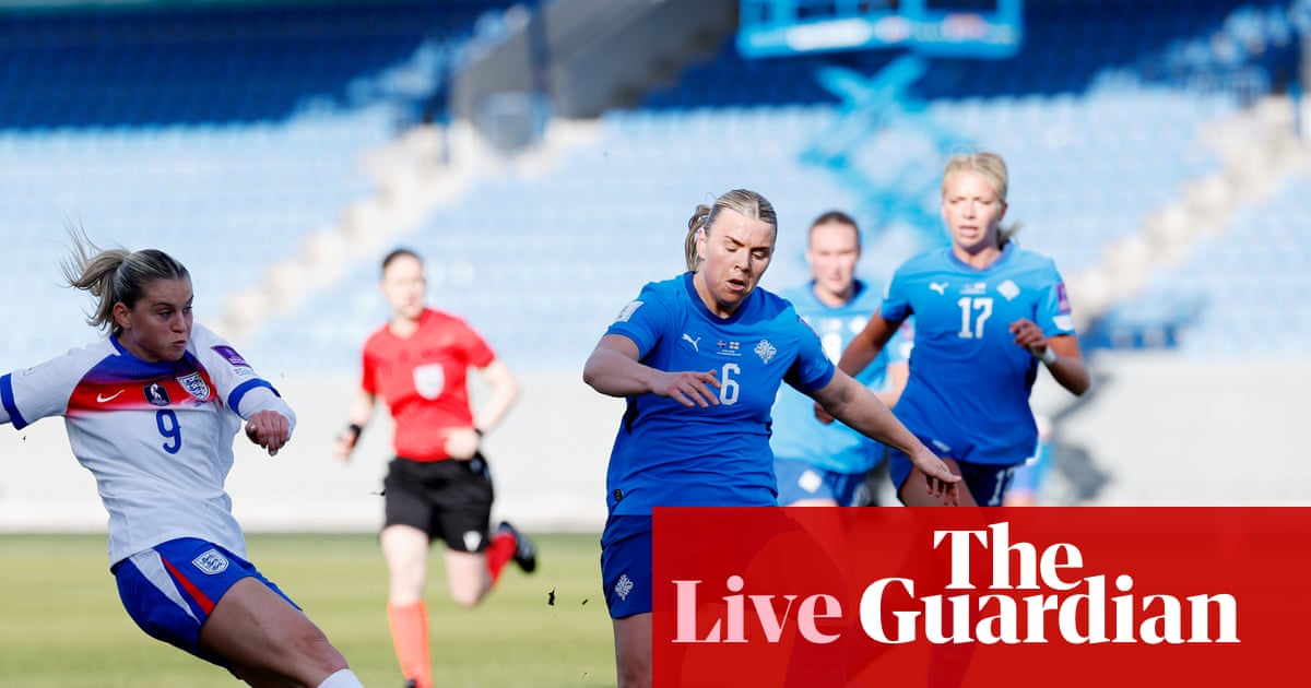 Iceland v England: Women’s World Cup 2027 qualifier – live