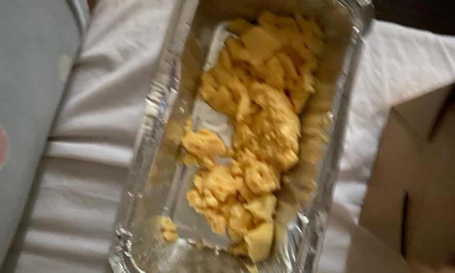Food at quarantine hotel
