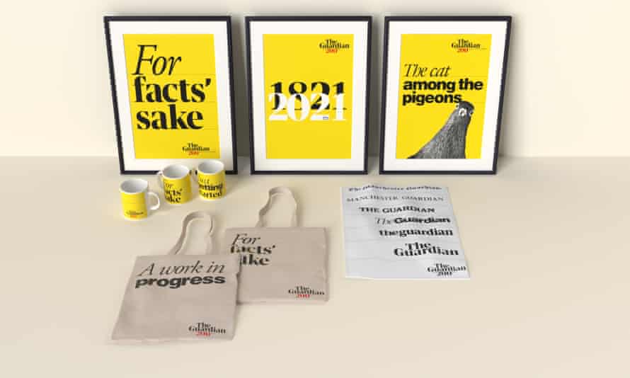 The winners will win a ticket to a Guardian Masterclass of their choice, a ticket to a Guardian Live event of their choice, and a merchandise pack of commemorative gifts to mark the 200th anniversary (pictured).