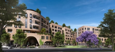 The exterior of Defence Housing Australia’s new development Arkadia