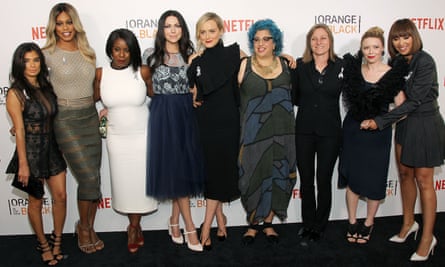 Stars and the writer of Orange Is the New Black at the New York premiere of season four.