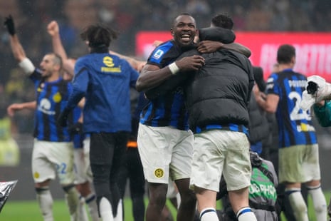 Joy for the blue half of Milan.