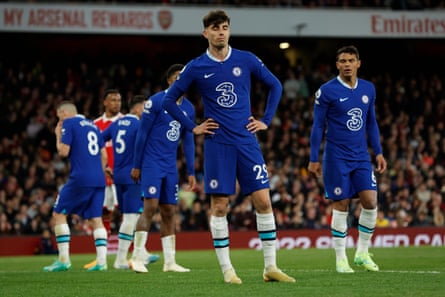 Kai Havertz dan rekan setimnya di Chelsea telah menunjukkan kekecewaan mereka di Arsenal.