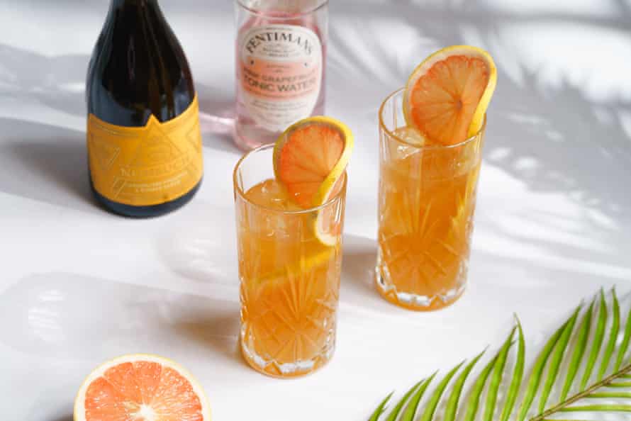 Nonsuch’s grapefruit and pineapple spritz.