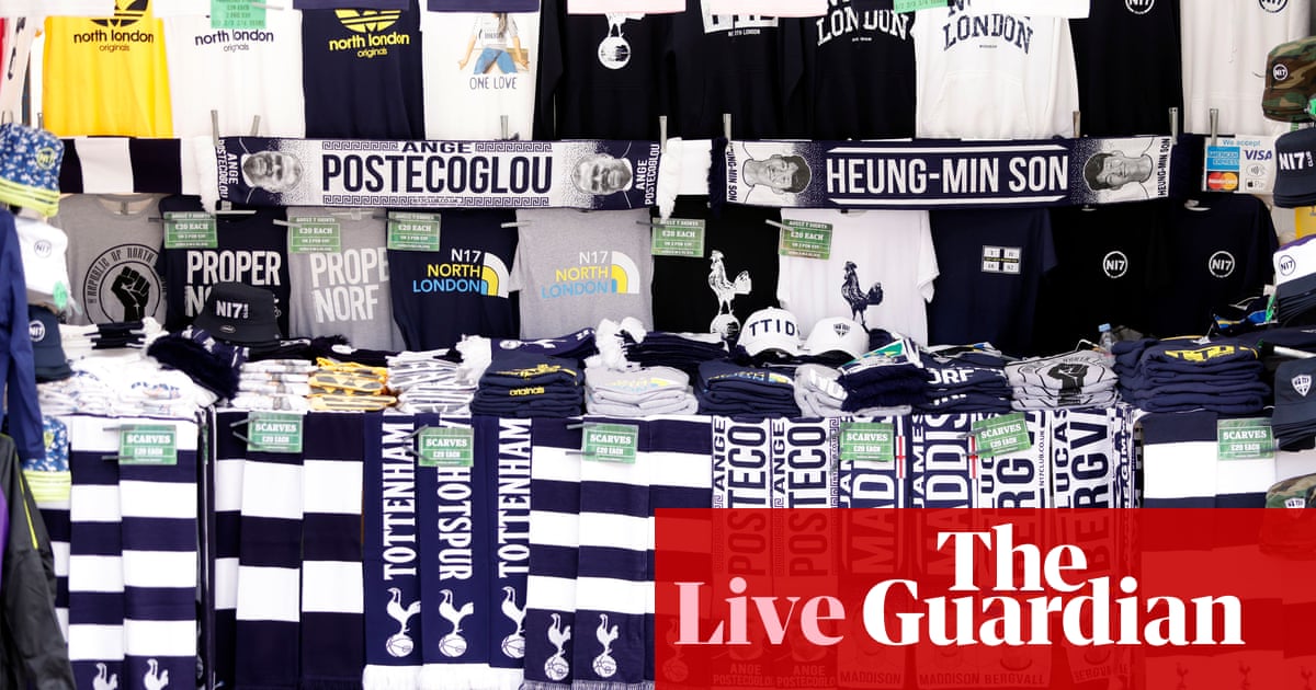 Tottenham v Brentford, Liverpool v Bournemouth and more: football clockwatch – live Tottenham v Brentford, Liverpool v Bournemouth and more: football clockwatch – live