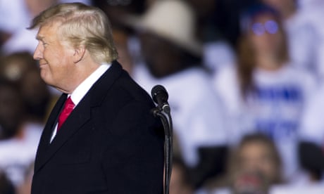 Donald Trump in Conroe, Texas on Saturday.