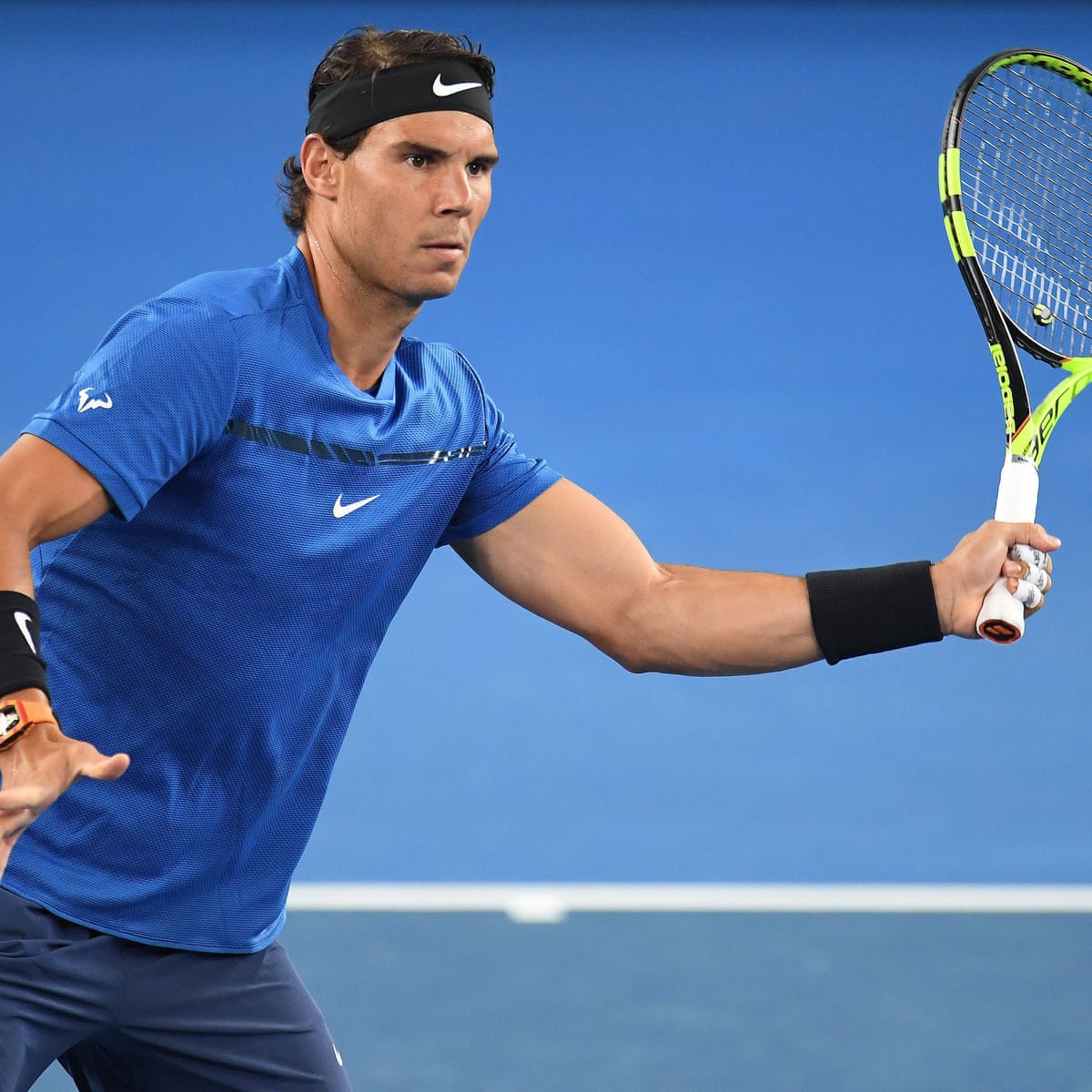 Rafael Nadal Downs Dominic Thiem In Surprise Exhibition Match Rafael Nadal The Guardian