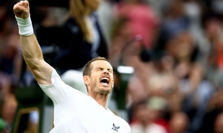 Emma Raducanu and Andy Murray energise restored Wimbledon crowd