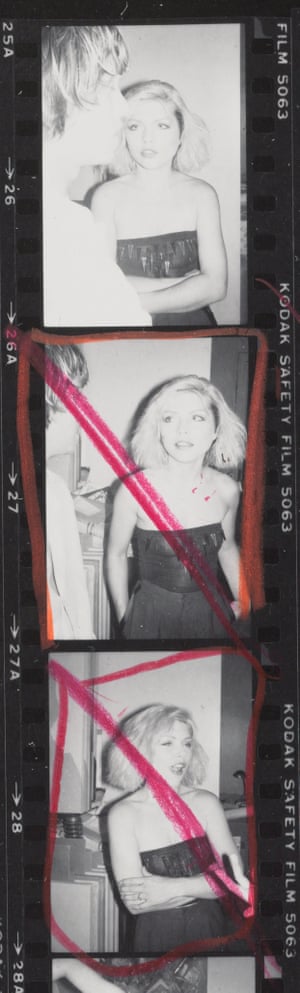 Debbie Harry photographed by Warhol in 1980.