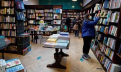 An independent bookshop in London … the Booksellers Association is urging customers to ‘shop early, shop local’ this Christmas.